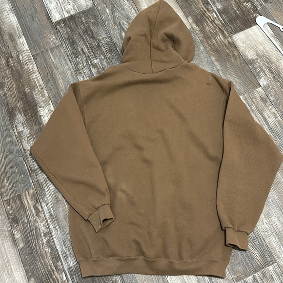 Vintage rare nike blank no swoosh hoodie travis scott size large made in usa. - Picture 7 of 8